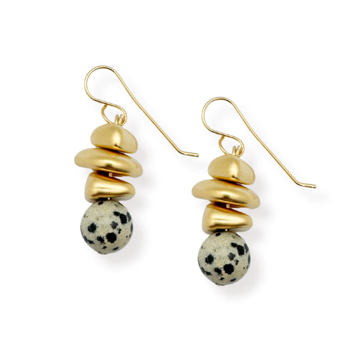 PAULA EARRINGS| עגילי אבנים טבעיות