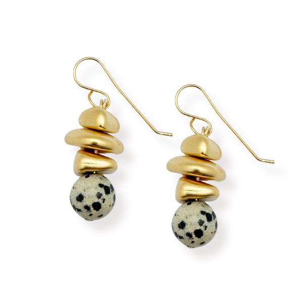 PAULA EARRINGS| עגילי אבנים טבעיות