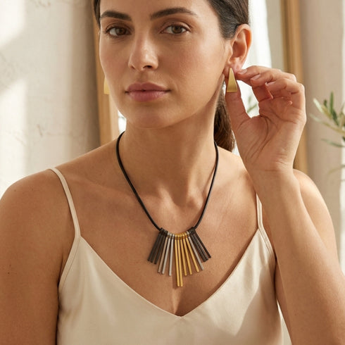 JACKI set | שרשרת ועגילים