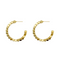 ODA GOLD| עגילי חישוק מצופים זהב