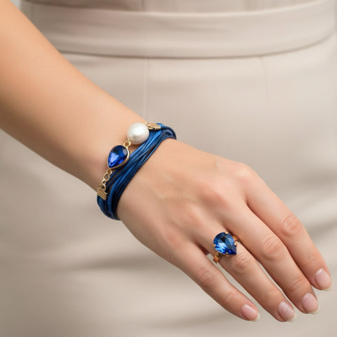 DEL TER SET | צמיד וטבעת בסט