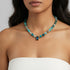 CHOKER VERDE CRYSTAL|שרשרת קולר בציפוי זהב