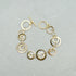 VIDA BRACLET GOLD| צמיד חישוקים בציפוי זהב