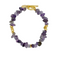 PURE PURPLE BRACELET  |צמיד  בציפוי זהב