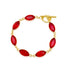 ABBY RED BRACELET | צמיד בציפוי זהב
