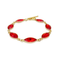 ABBY RED BRACELET | צמיד בציפוי זהב