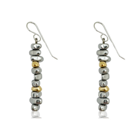 BOSSO LONG  EARRING SG | עגילים ארוכים בציפוי כסף