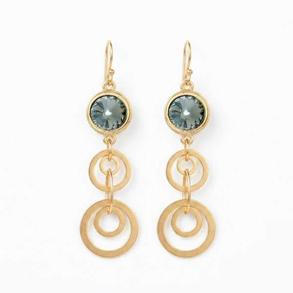 VIDA SHINY EARRINGS | עגילים בציפוי זהב