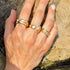 RUBBY RING |טבעת בציפוי זהב