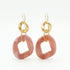 PINK LINK EARRINGS| עגילים ארוכים