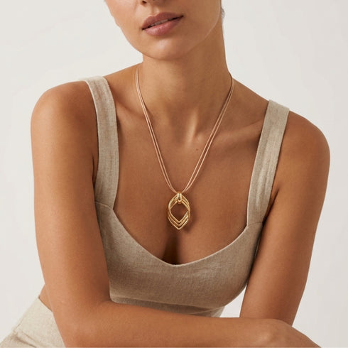 LOTUS | שרשרת בציפוי זהב