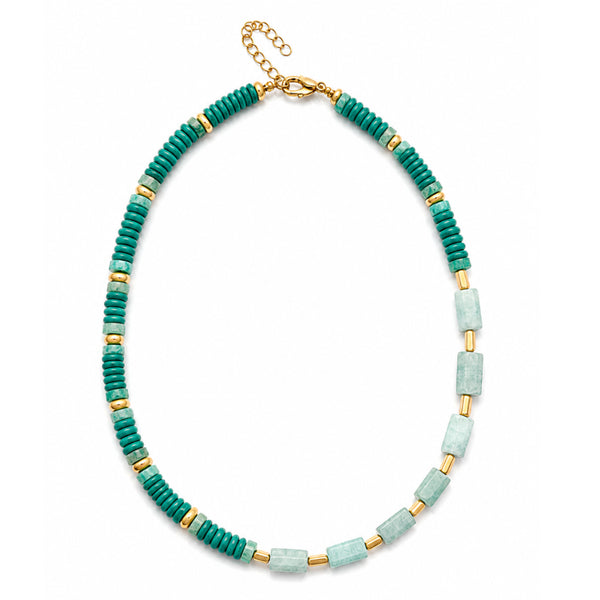 LU LIGHT BRACELET|שרשרת אבנים טבעיות בציפוי זהב