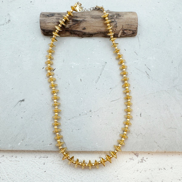 TRIO  |שרשרת בציפוי זהב