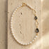 MOON PEARL CRYSTAL NECKLACE|  שרשרת פנינים טבעיות