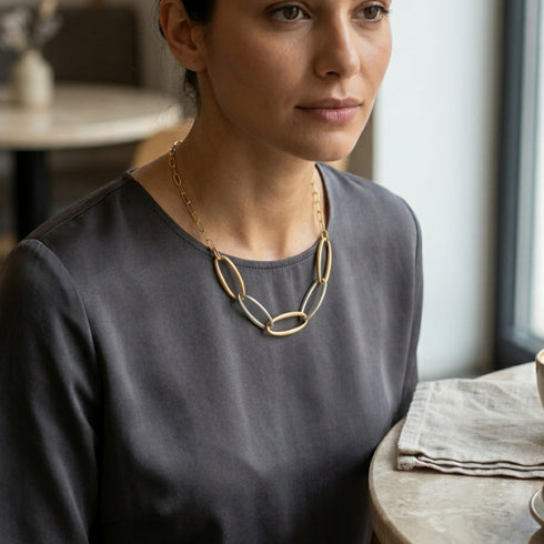 DEPH NECKLACE |שרשרת קצרה