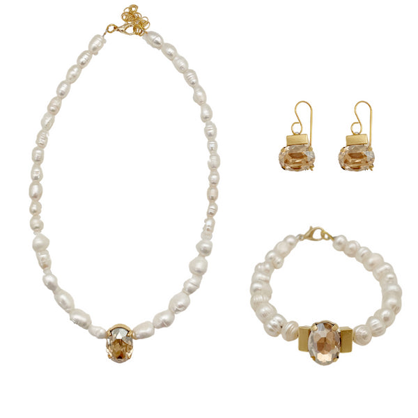 TRIPLE DIANA SET| סט תכשיטים