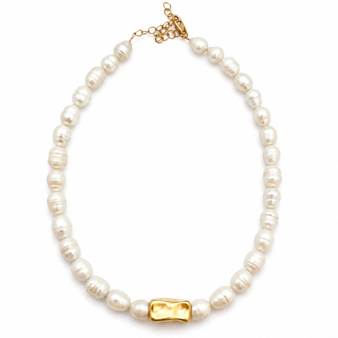 שרשרת פנינים טבעיות מתורבתות | MARONA NECKLACE