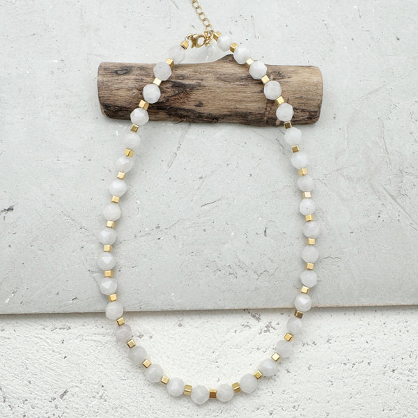 LUCKY NECKLACE  |שרשרת אבנים טבעיות