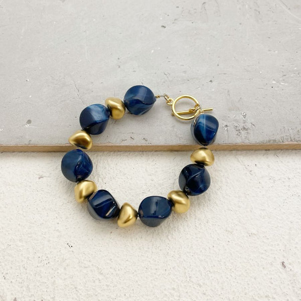 BRACELET BLUE JUN#3| צמיד חרוזים
