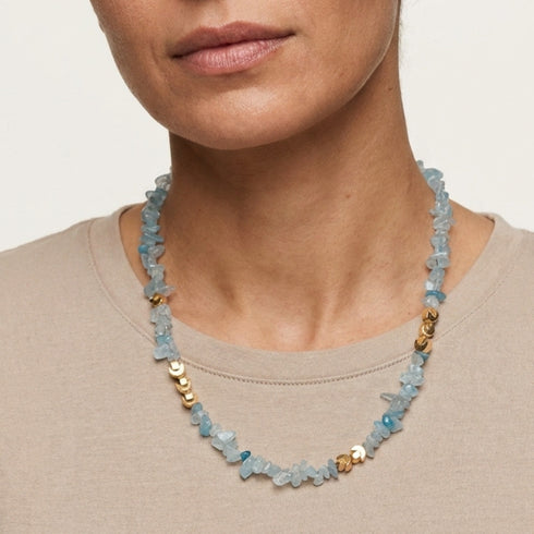 BOSSO LIGHT NECKLACE  | שרשרת  אבנים טבעיות