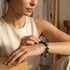 ROBING DARK GREEN BRACELET| צמיד אבנים טבעיות