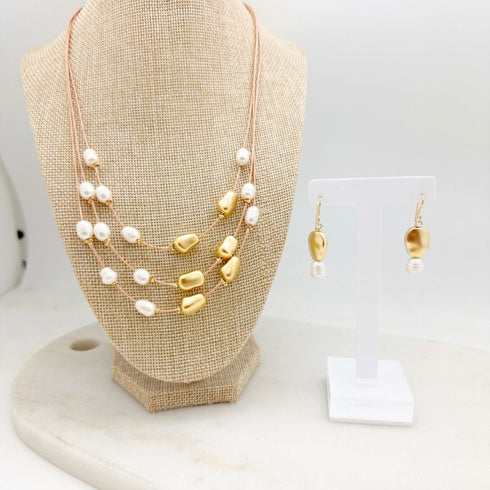WILLA SET| סט עגילים ושרשרת