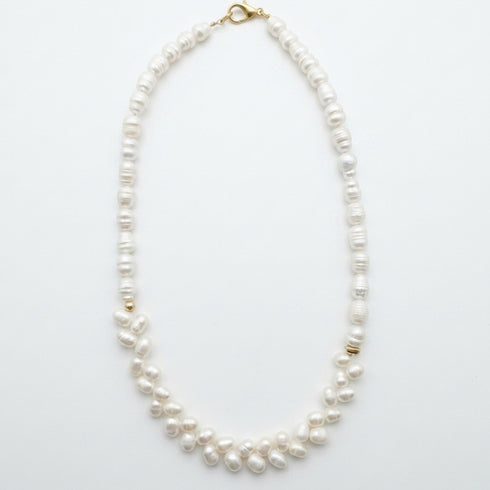 MENIFA NECKLACE  |שרשרת פנינים מתורבתות