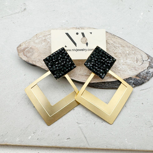 LC#244-עגילים בציפוי זהב