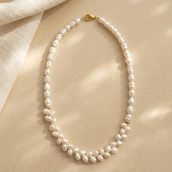 MENIFA NECKLACE  |שרשרת פנינים מתורבתות