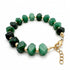ROBING DARK GREEN BRACELET| צמיד אבנים טבעיות