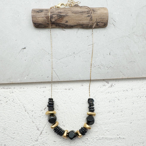 NERO NECKLACE  |שרשרת אבנים טבעיות