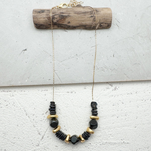 NERO NECKLACE  |שרשרת אבנים טבעיות