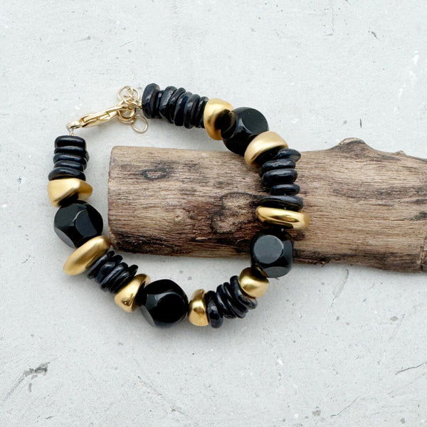 NERO BRACELET  |צמיד אבנים טבעיות