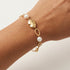 HADI BRACELET |צמיד חוליות ופנינים טבעיות