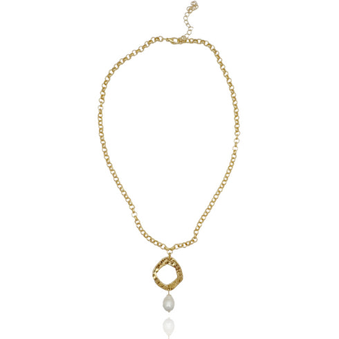 ROM NECKLACE | שרשרת בציפוי זהב