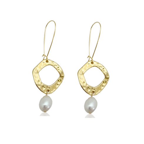 ROM EARRINGS | עגילים מצופים זהב
