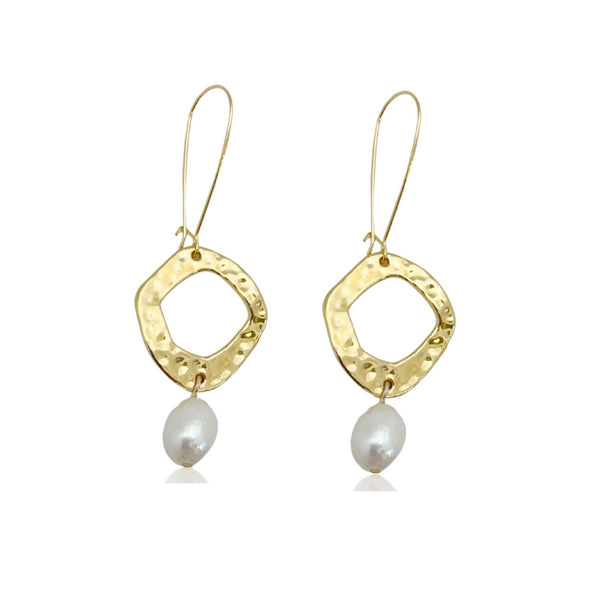 ROM EARRINGS | עגילים מצופים זהב