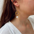 ROM EARRINGS | עגילים מצופים זהב