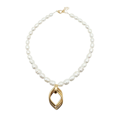 LOTUS| שרשרת פנינים קצרה