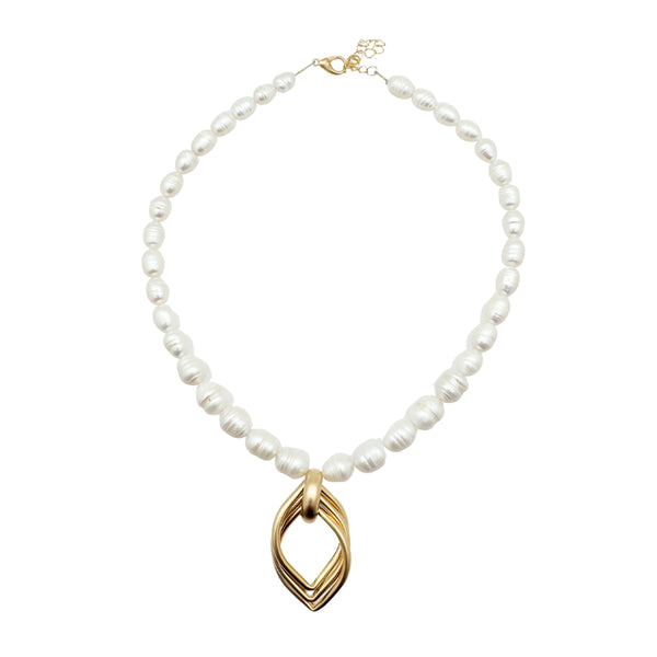 LOTUS| שרשרת פנינים קצרה