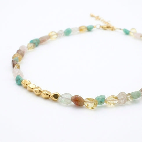 CHOKER MARIN |שרשרת אבנים טבעיות קצרה