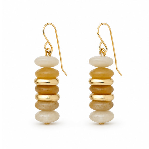 LISAN EARRINGS | עגילים אבנים טבעיות