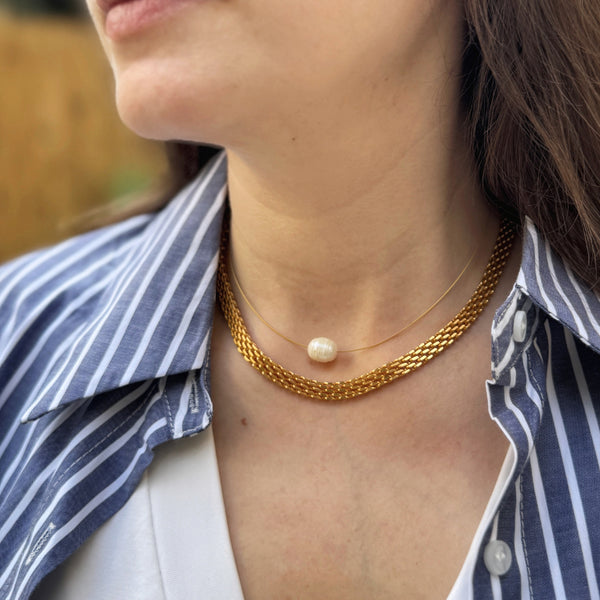 ROBERTA SET NECKLACE  |סט שרשראות