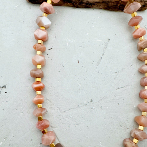 CHOKER ROBIN PINK|שרשרת קולר בציפוי זהב