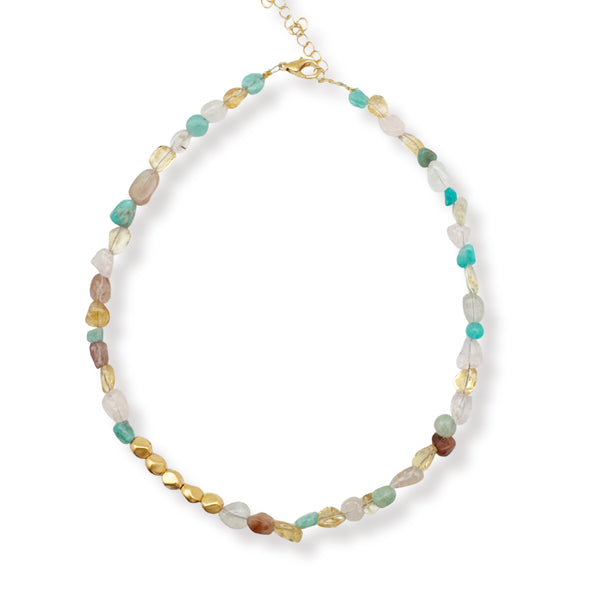 CHOKER MARIN |שרשרת אבנים טבעיות קצרה