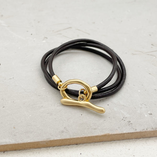 JANSAM#146- צמיד בציפוי זהב