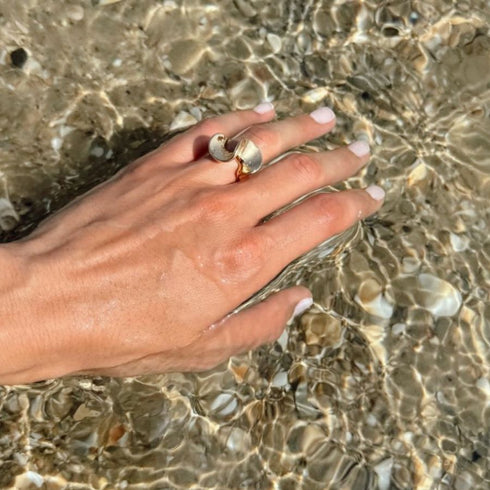 MEG RING |טבעת בציפוי זהב