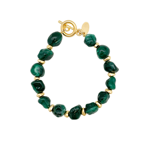 BRACELET AVIAN GREEN| צמיד חרוזים