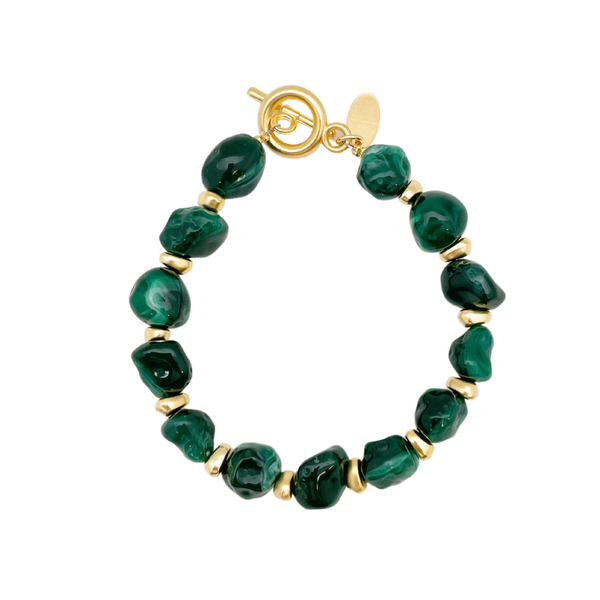 BRACELET AVIAN GREEN| צמיד חרוזים