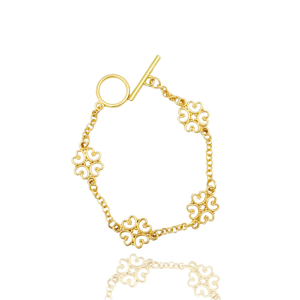 LACE BRACELET| צמיד  בציפוי זהב